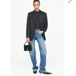 Anine Bing Knox Jean - Mineral Blue size 30